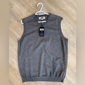 Fine merino wool vest